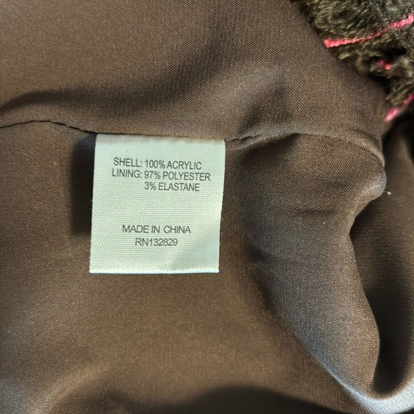 Vintage Majorelle Brown and Pink Vintage Sleeveless Tweed Dress - Picture 11 of 15